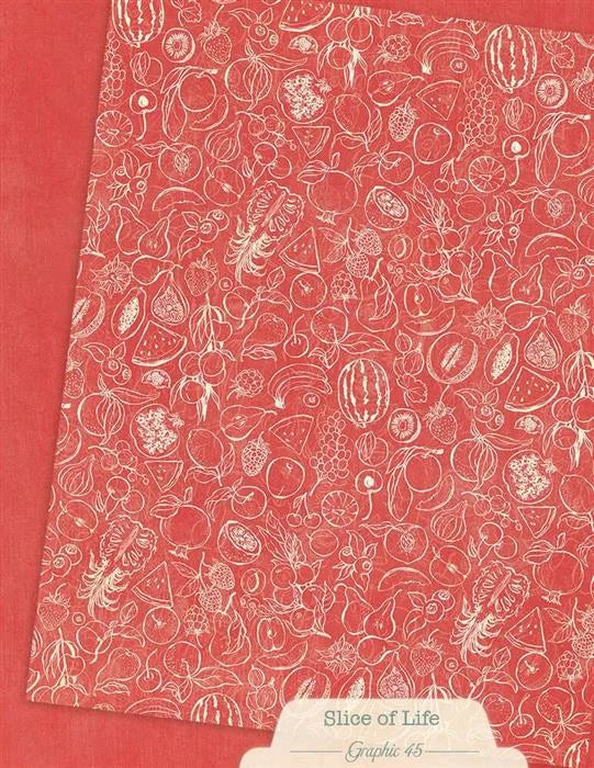 Slice of Life Patterns & Solids Paper Pack, 8.5" x 11" - Graphic 45