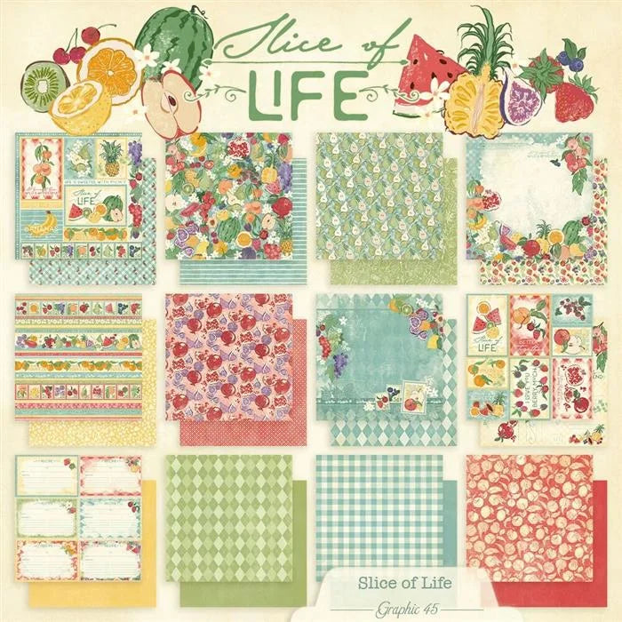 Slice of Life Scrapbook Collection Kit,  12" x 12" - Graphic 45