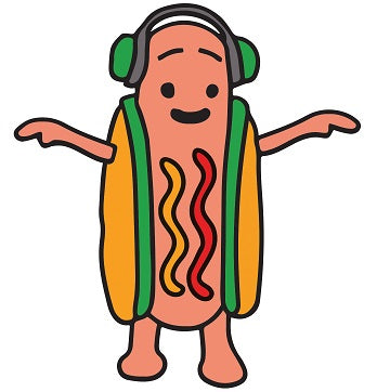Snapchat Dancing Hotdog SVG Image File Download