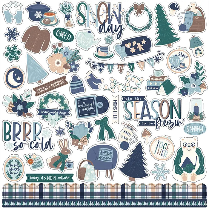 Snow Day Element Stickers - Echo Park