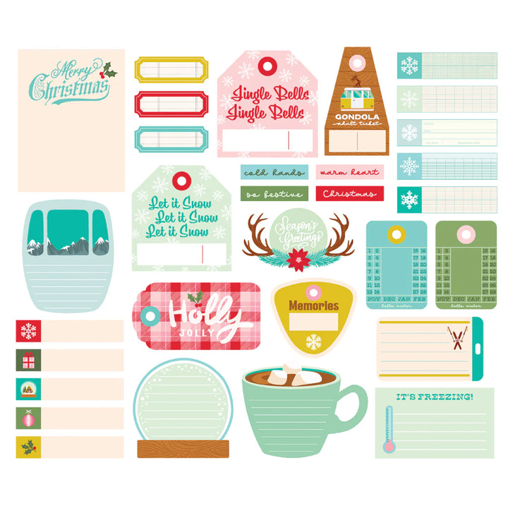 Snow Pine Lodge Journal Bits & Pieces - Simple Stories
