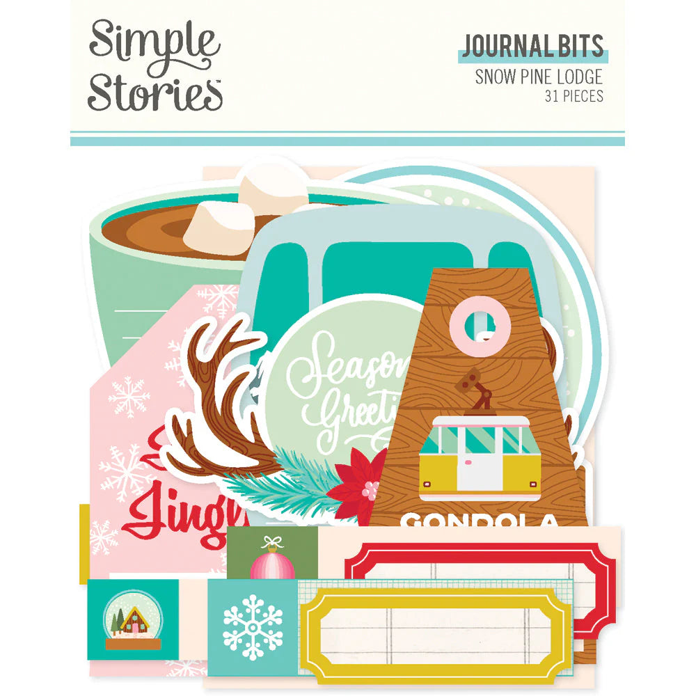 Snow Pine Lodge Journal Bits & Pieces - Simple Stories