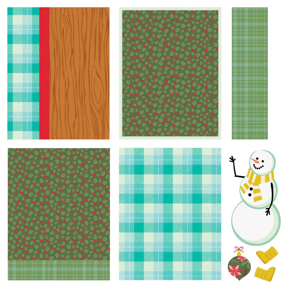Snow Pine Lodge Simple Cards Card Kit - Simple Stories