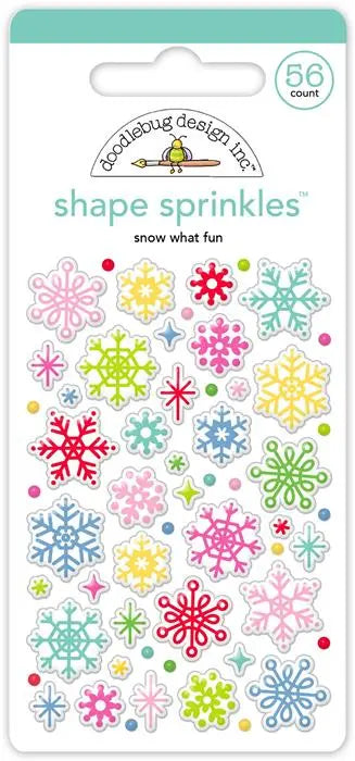 Snow What Fun Shape Sprinkles - Oh What Fun - Doodlebug