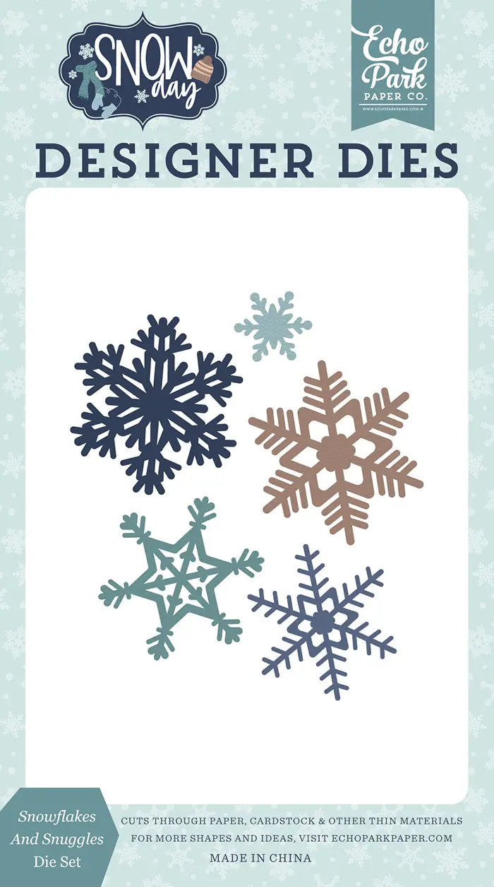 Snowflakes And Snuggles Die Set - Snow Day - Echo Park