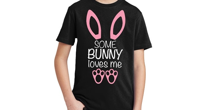 Some Bunny Loves Me: Adorable T-Shirt SVG Image File Download