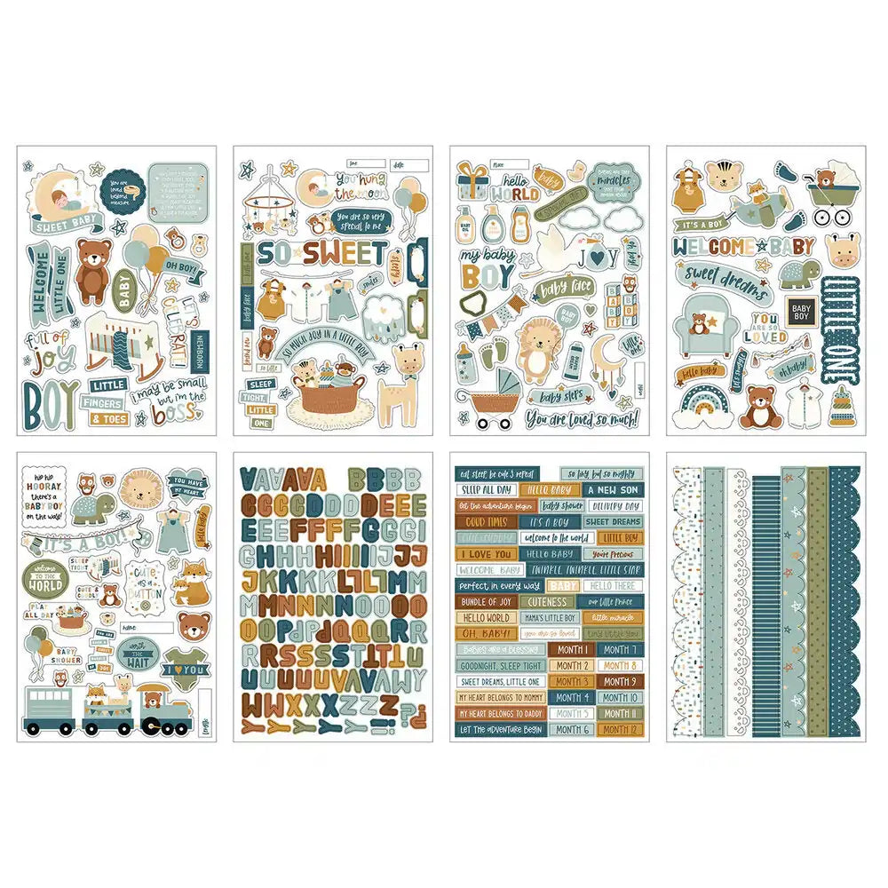 Special Delivery Baby Boy Sticker Book - Echo Park