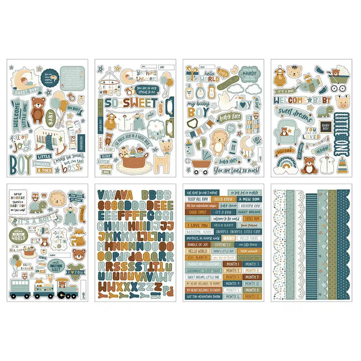 Special Delivery Baby Boy Sticker Book - Echo Park