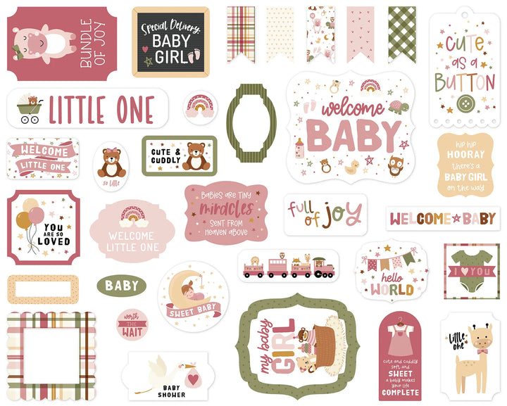 Special Delivery Baby Girl Ephemera - Echo Park