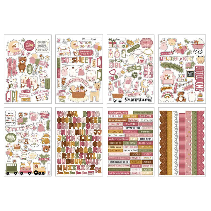 Special Delivery Baby Girl Sticker Book - Echo Park