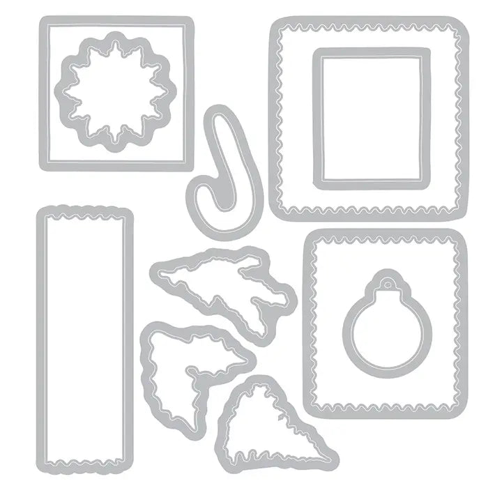 Special Delivery Clear Stamp Set with Framelits - 49 and Market - Sizzix