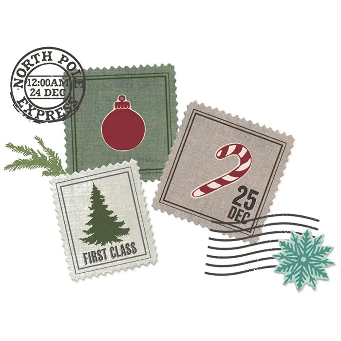 Special Delivery Clear Stamp Set with Framelits - 49 and Market - Sizzix