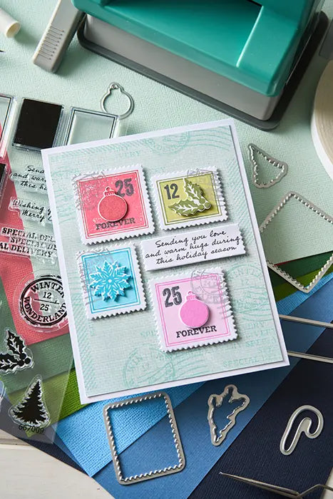 Special Delivery Clear Stamp Set with Framelits - 49 and Market - Sizzix