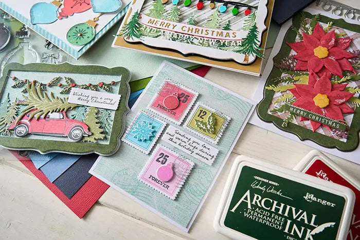 Special Delivery Clear Stamp Set with Framelits - 49 and Market - Sizzix