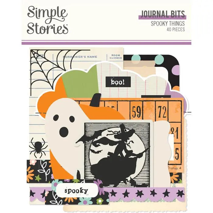 Spooky Things Journal Bits & Pieces - Simple Stories