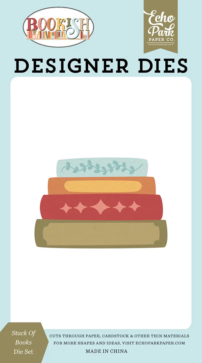 Stack Of Books Die Set - Bookish - Echo Park