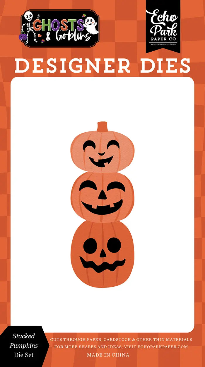 Stacked Pumpkins Die Set - Ghosts And Goblins - Echo Park
