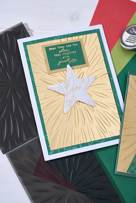 Star Plate and Insert Dimensional Diffuser Accessory - Stacey Park - Sizzix