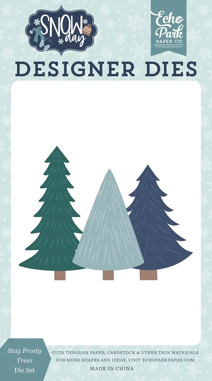 Stay Frosty Trees Die Set - Snow Day - Echo Park