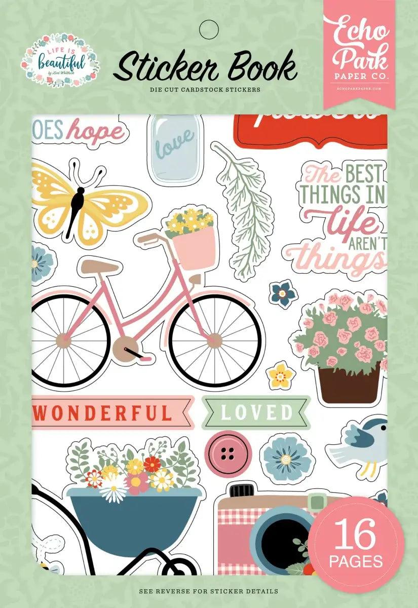 Sticker Book - Life is Beautiful - Echo Park