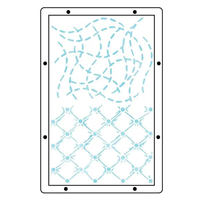 Stitches A5 Clear Stamps Set 6PK w/ A5 Stencils 3PK - Studio - Mark Montano - Sizzix