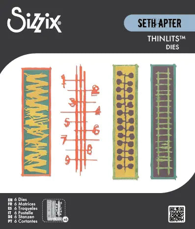 Stretchers Thinlits Die Set 6PK - Seth Apter - Sizzix