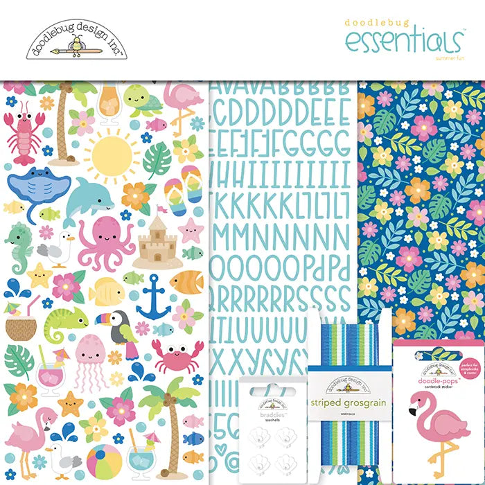 Doodlebug Patterns Doodlebug Design Paper | Doodlebug Scrapbook Supplies