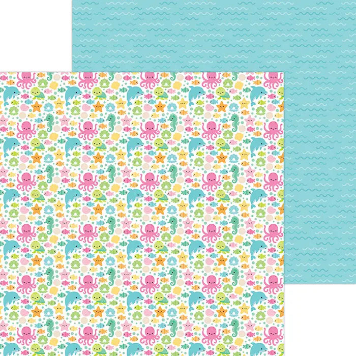 Summer Fun Paper Pack, 12" x 12" - Doodlebug