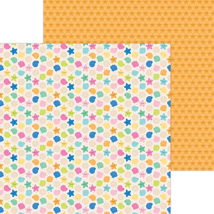 Summer Fun Paper Pack, 12" x 12" - Doodlebug
