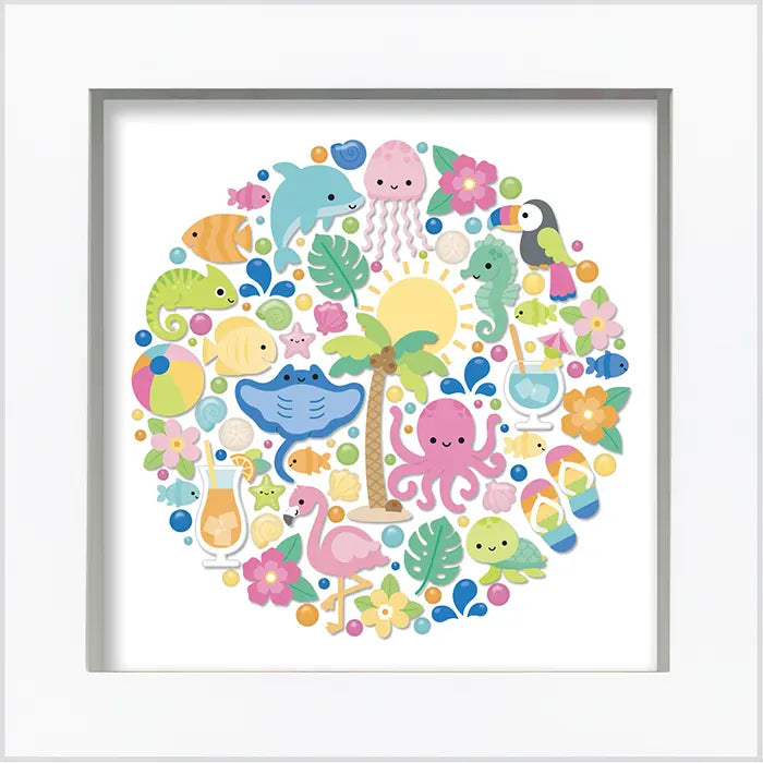 Summer Fun Shadow Box Kit - Doodlebug