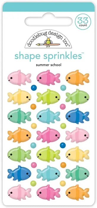 Summer School Shape Sprinkles - Summer Fun - Doodlebug