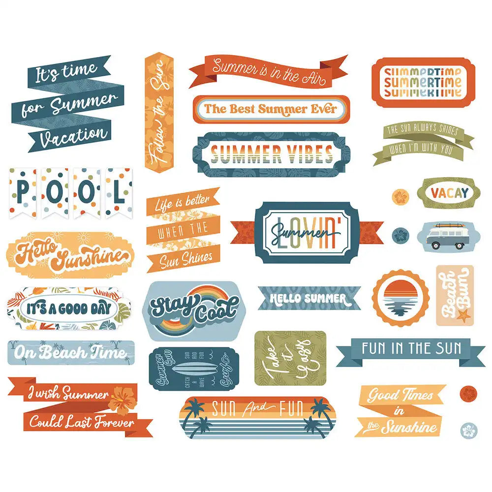 Summer Vibes Titles & Phrases - Echo Park