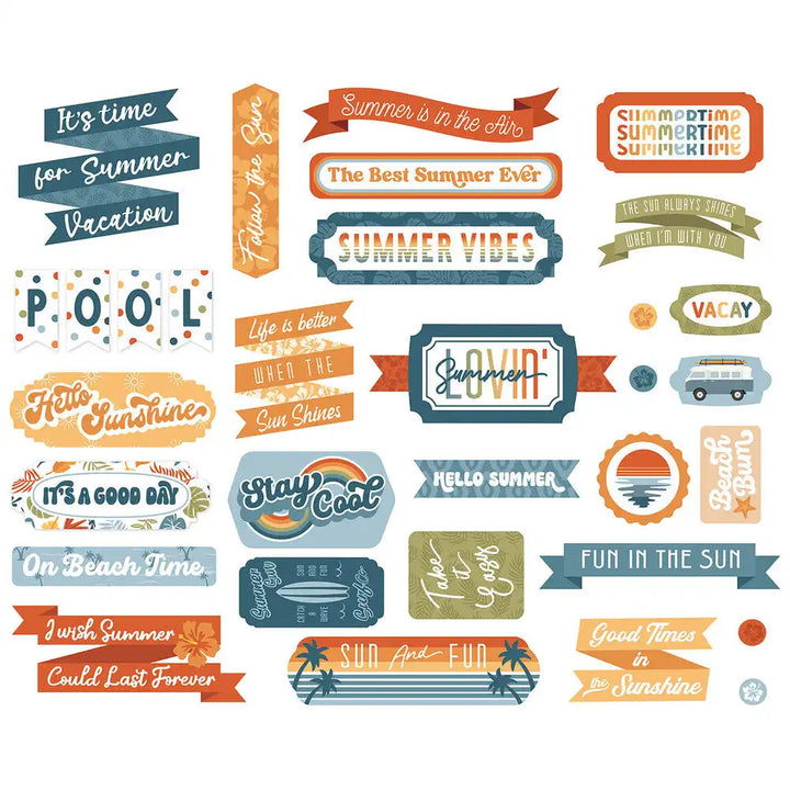 Summer Vibes Titles & Phrases - Echo Park