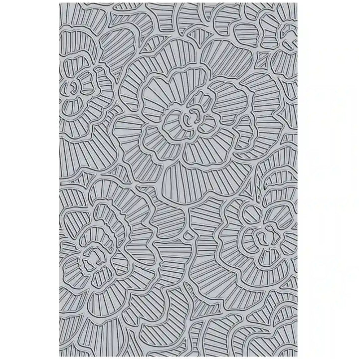 Sunday in the Park 3-D Textured Impressions Embossing Folder - Cosmopolitan - Stacey Park - Sizzix