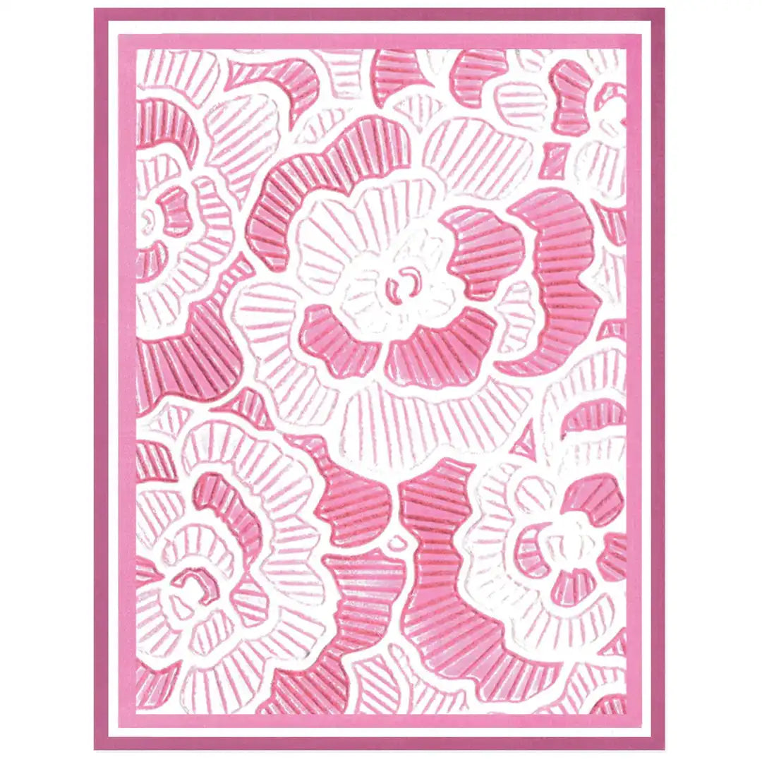 Sunday in the Park 3-D Textured Impressions Embossing Folder - Cosmopolitan - Stacey Park - Sizzix