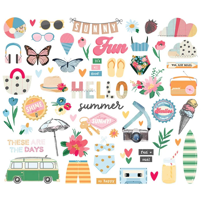 View 2 of Sunny Days Bits & Pieces - Simple Stories