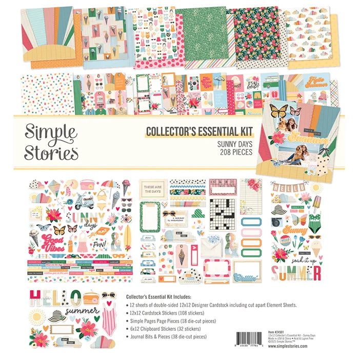 Sunny Days Collectors Essential Kit - Simple Stories