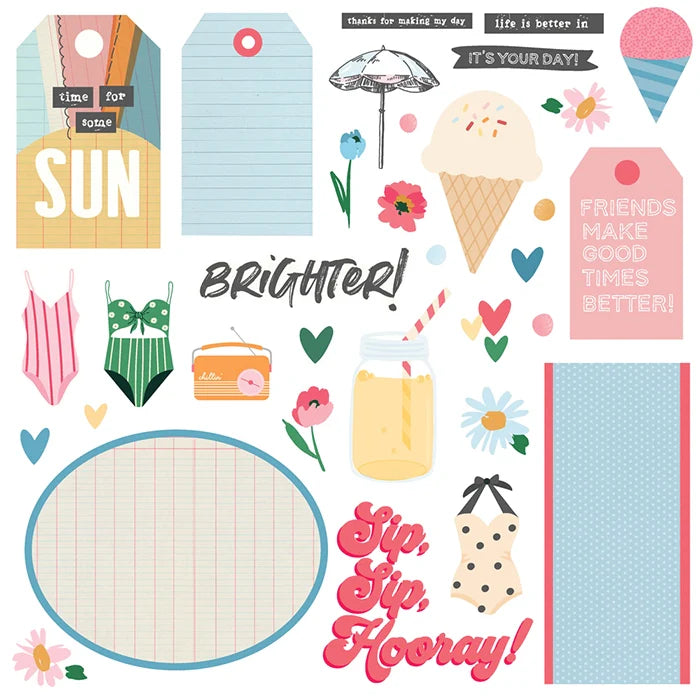View 3 of Sunny Days Simple Cards Card Kit - Simple Stories