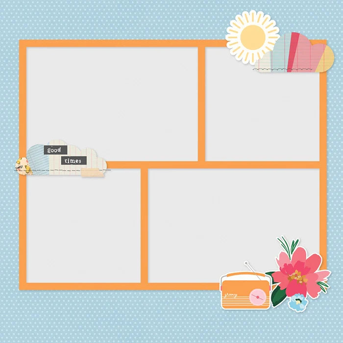 View 4 of Sunny Days Simple Page Pieces - Simple Stories