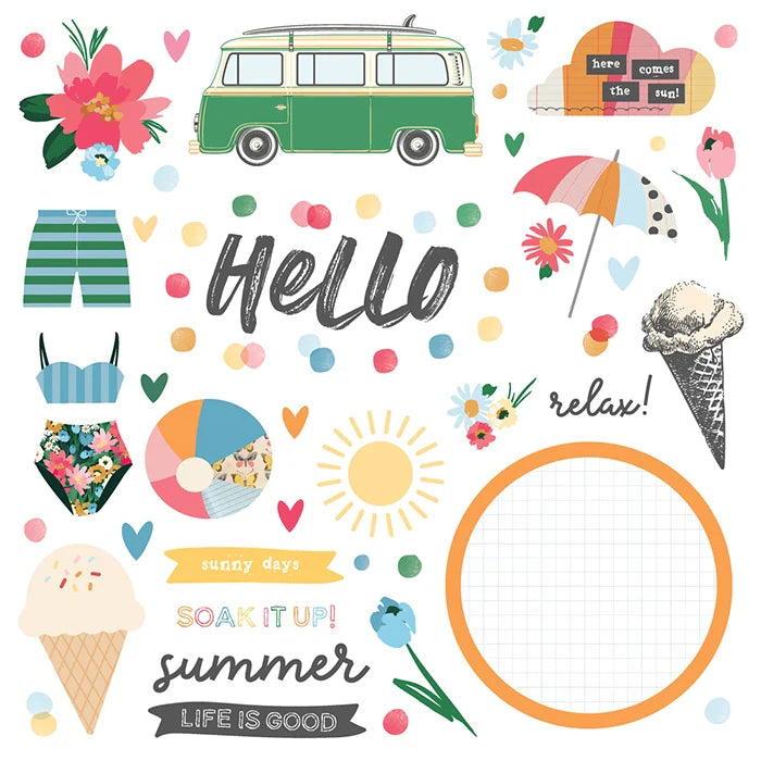 View 6 of Sunny Days Simple Pages Page Kit - Simple Stories