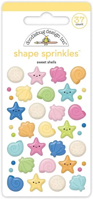 Sweet Shells Shape Sprinkles - Summer Fun - Doodlebug