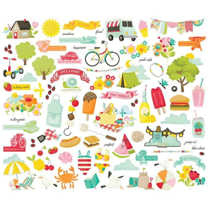 Sweet Summertime Bits & Pieces - Simple Stories