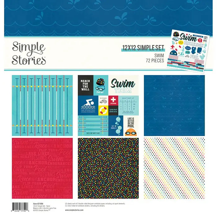 Swim 12" x 12" Collection Kit - Simple Stories