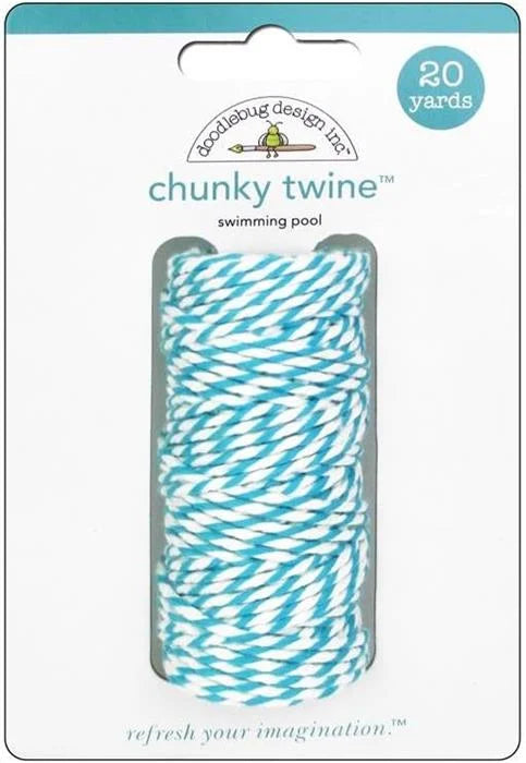 Swimming Pool Chunky Twine - Monochromatic - Doodlebug