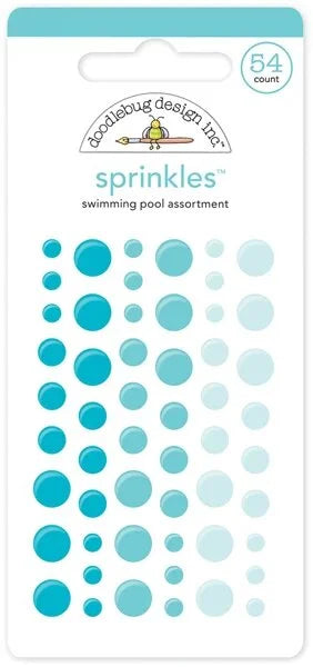 Swimming Pool Sprinkles - Monochromatic - Doodlebug
