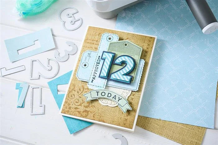 Tag It Stamps and Framelits Die Set by 49 & Market - Sizzix
