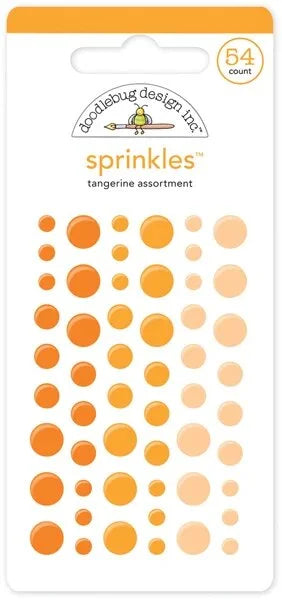 Tangerine Sprinkles - Monochromatic - Doodlebug