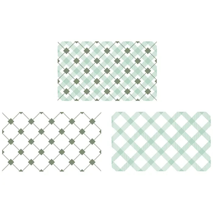 Tartan Clear Stamp Set - 49 and Market - Sizzix