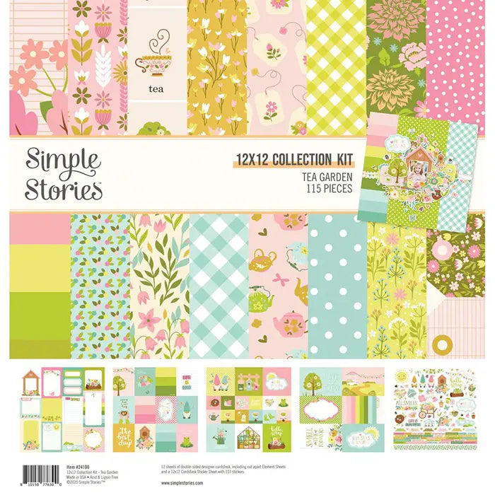 Tea Garden 12" x 12" Collection Kit - Simple Stories