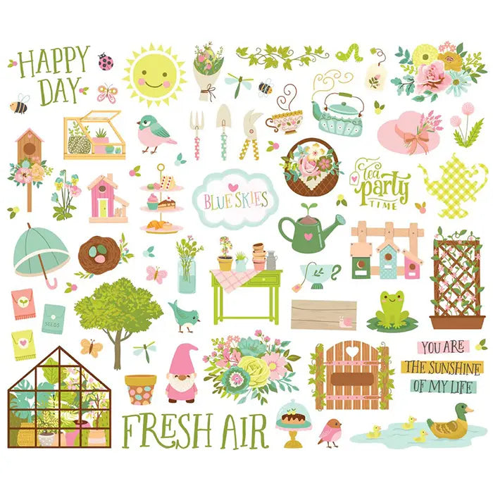 View 2 of Tea Garden Bits & Pieces - Simple Stories